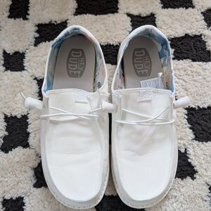 Hey Dude White Casual Shoes